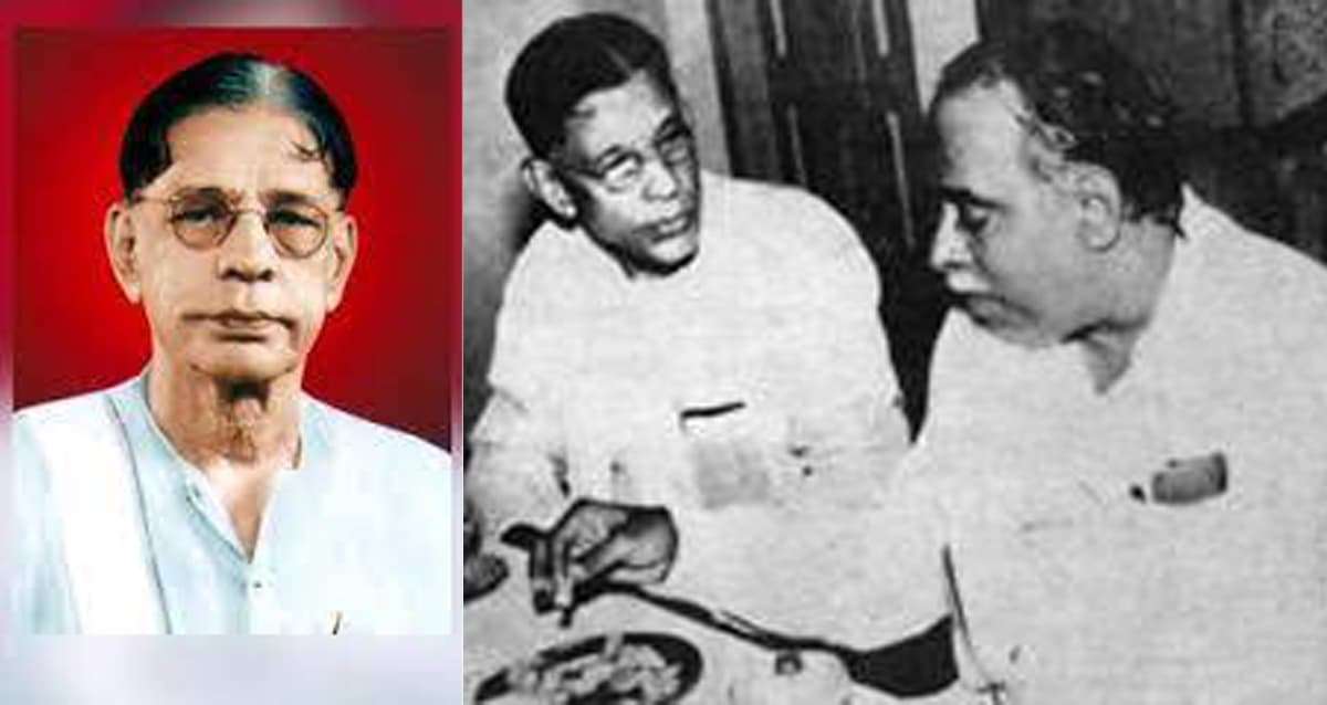 அறிஞர் அண்ணாவுடன் கி.ஆ.பெ.விசுவநாதம்