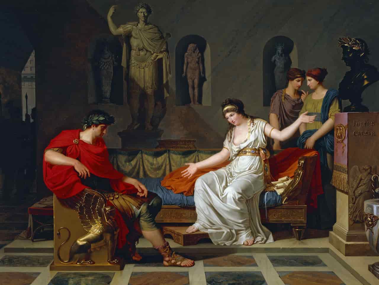 cleopatra with ceaser