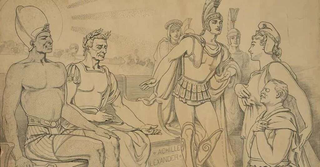 கிளியோபாட்ரா சீசர் - சீசருக்கு எதிராக திரண்ட கூட்டம்
